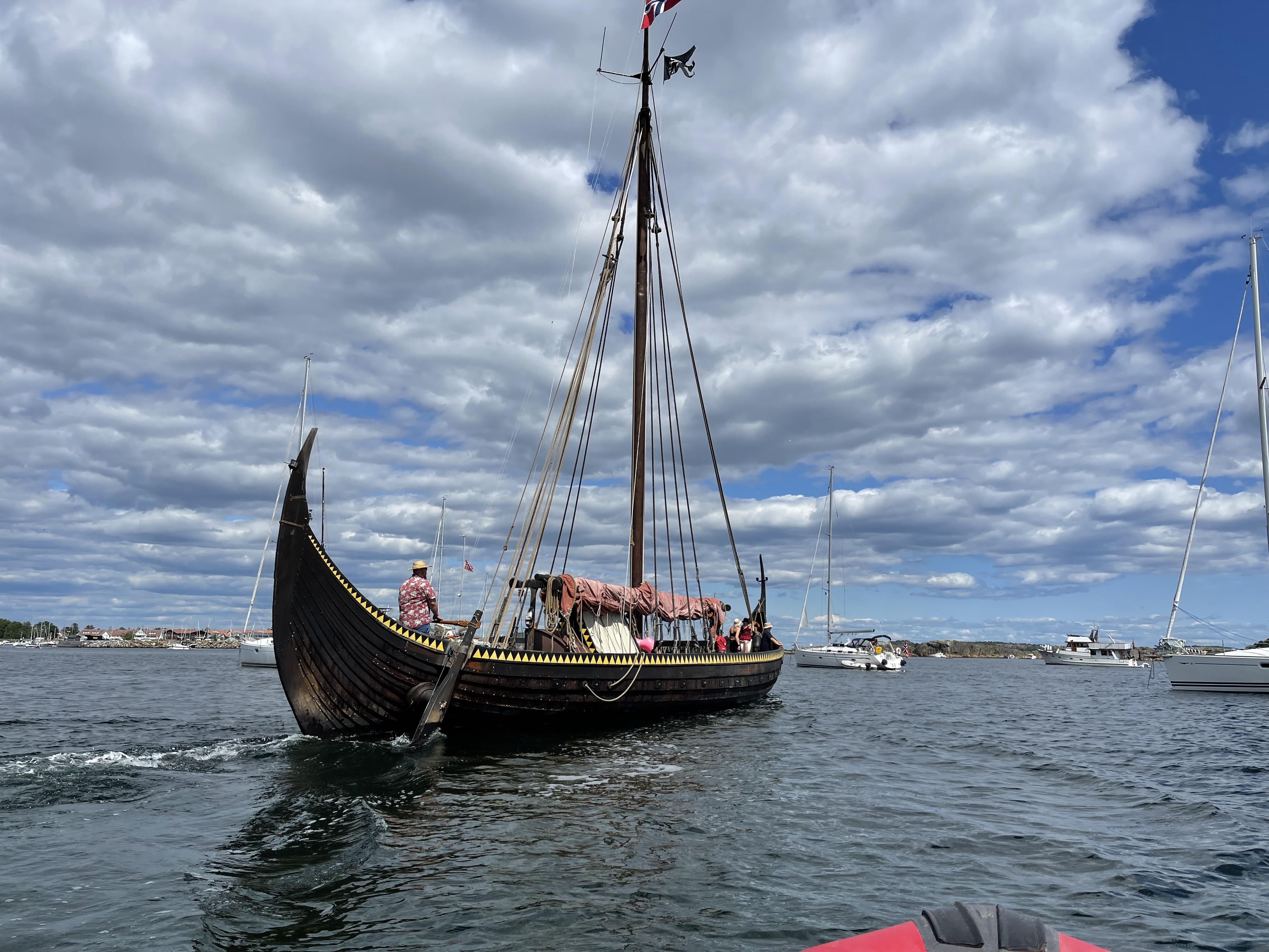 Gaia på vei til Rikssamlingsjubileum_foto_båtlaget Gaia