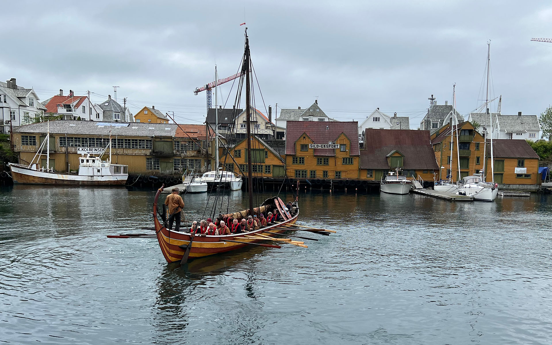 Helge Aske ankommer Haugesund