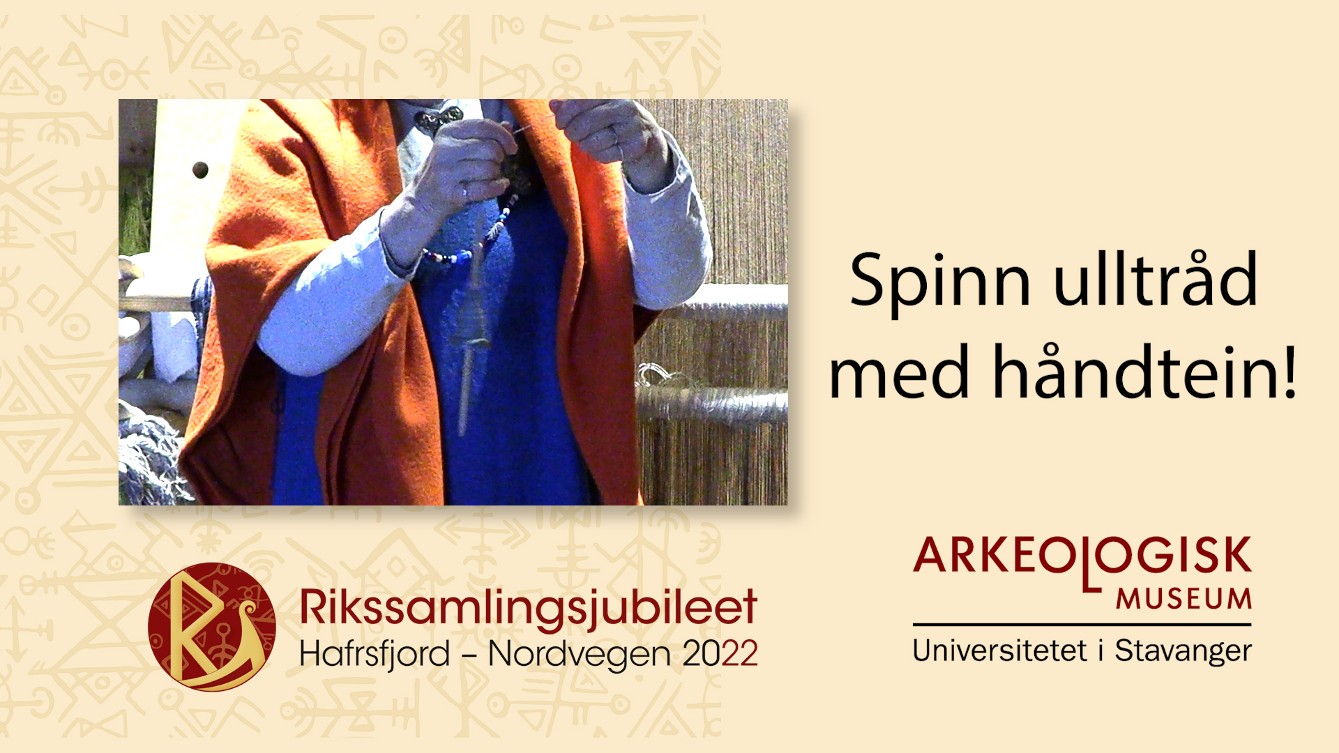 Spinntråd Spinn ulltråd på håndtein